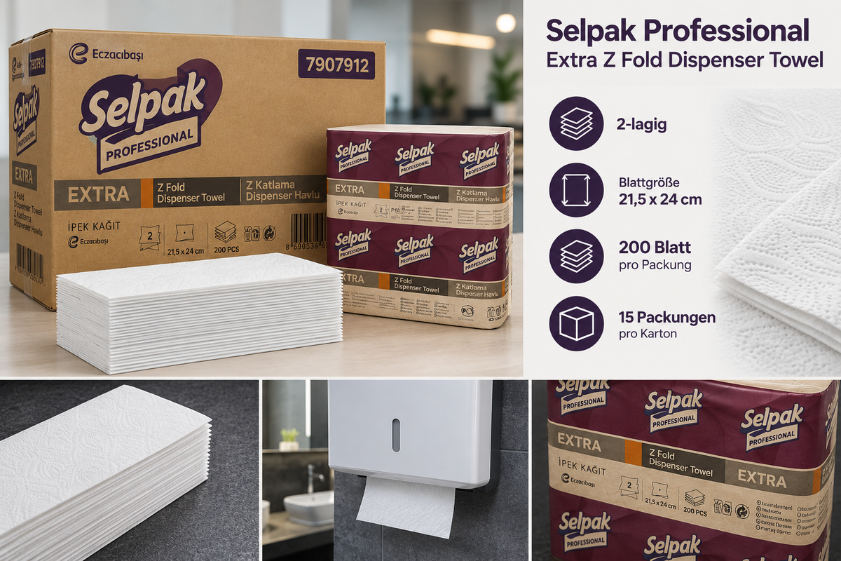 Selpak Professional Extra Z-Fold Dispenser Towel