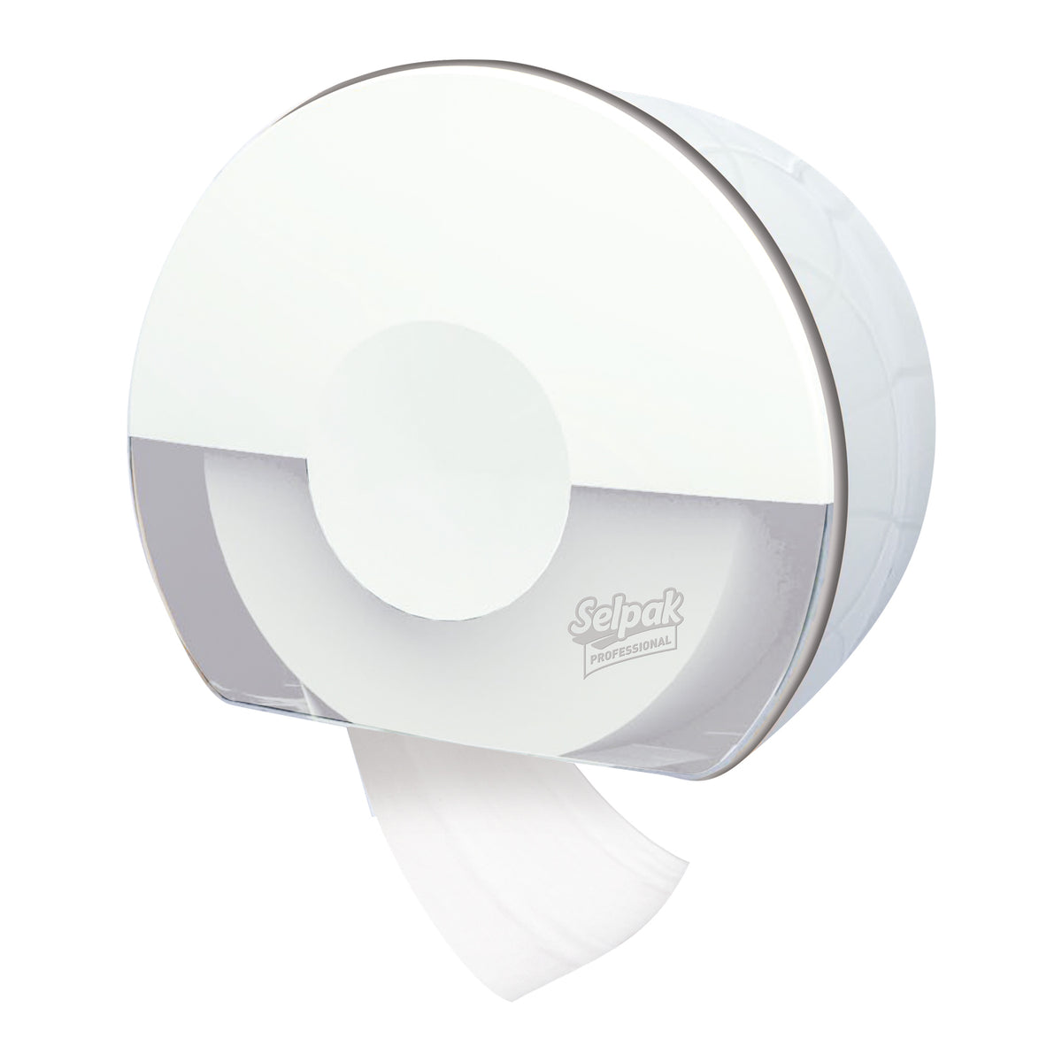 Selpak Professional Touch Jumbo-Toilettenpapierspender, Weiß – 1 Stück