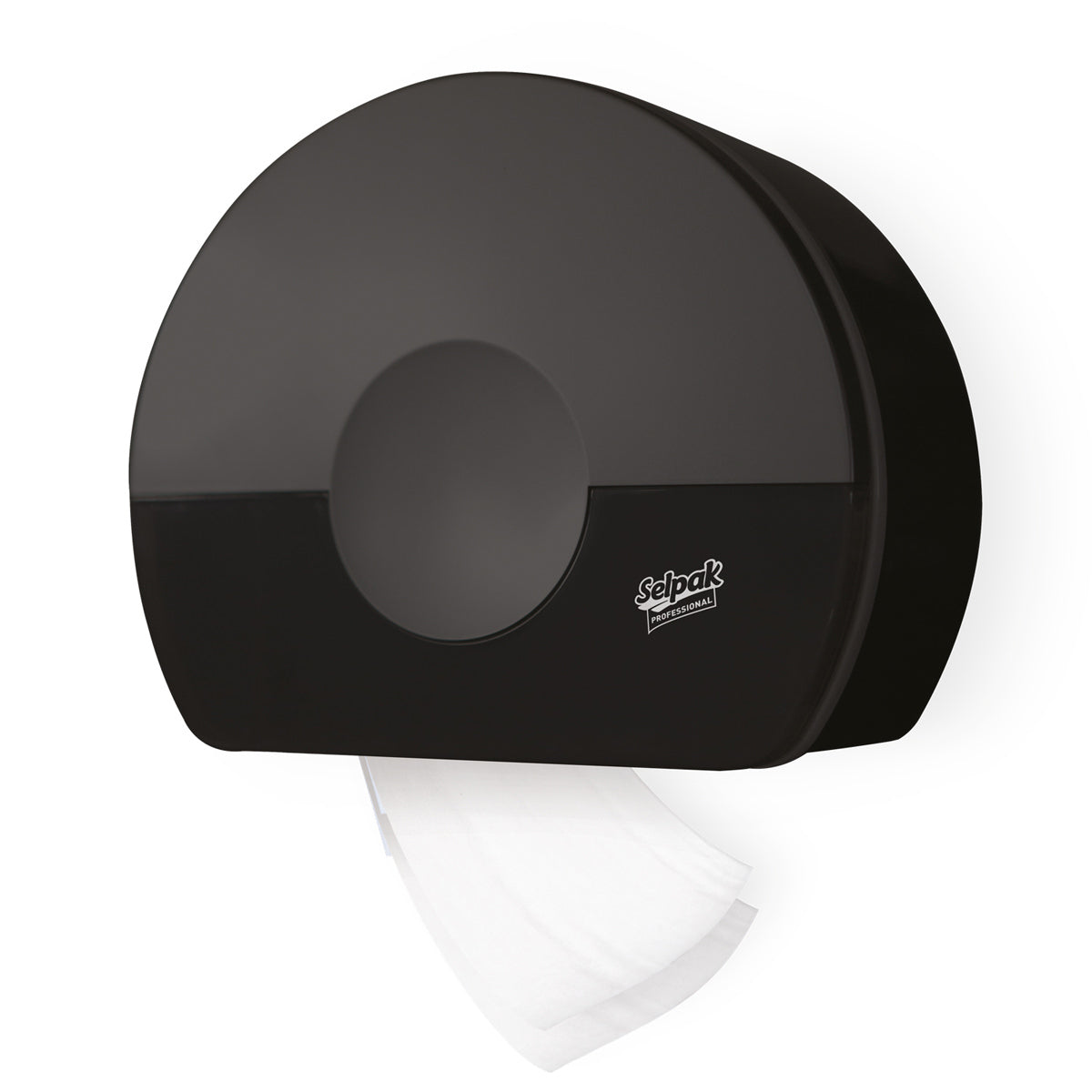 Selpak Professional Touch Jumbo-Toilettenpapierspender, Schwarz – 1 Stück