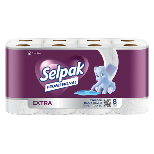 Selpak Professional Extra Küchenrollen, 2-lagig – 24 Rollen
