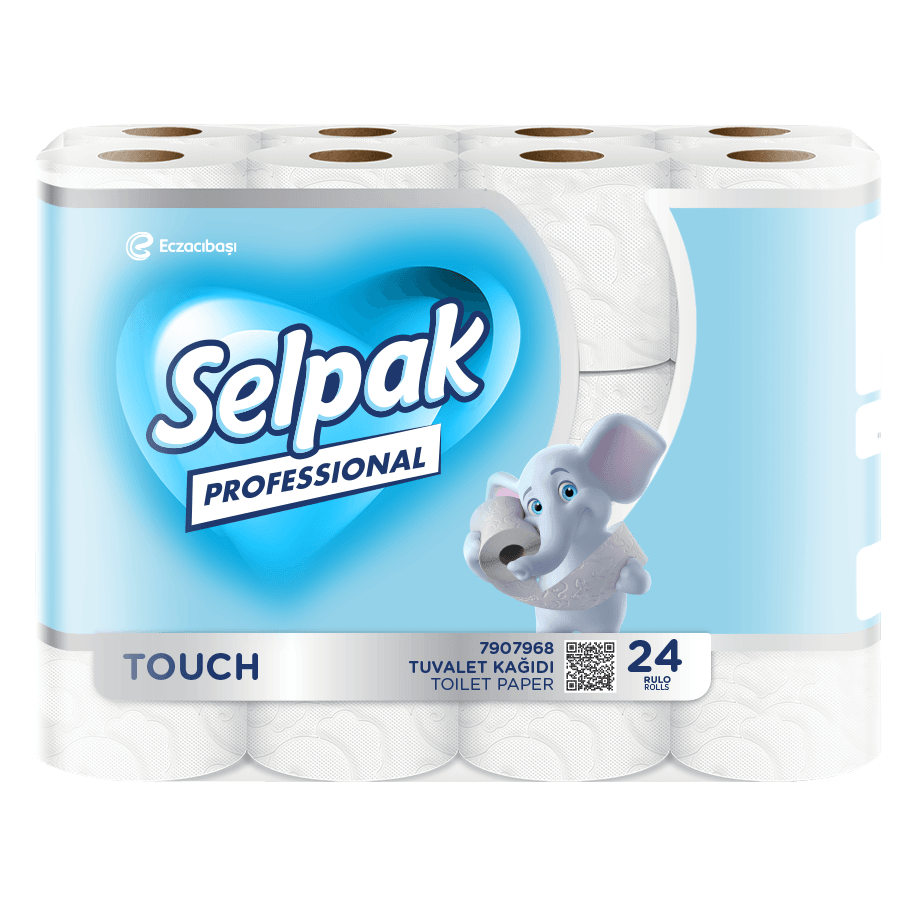 Selpak Professional Touch Toilettenpapier, 2-lagig – 72 Rollen