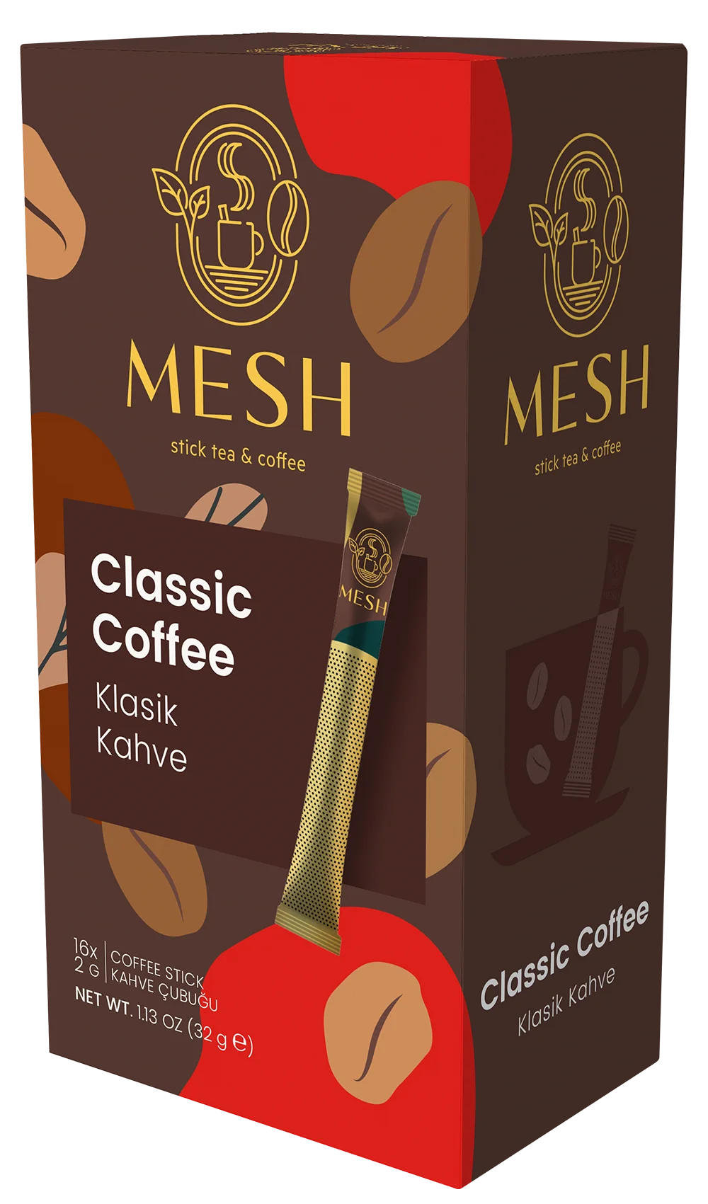 Mesh Stick Classic Coffee – Originalverpackung