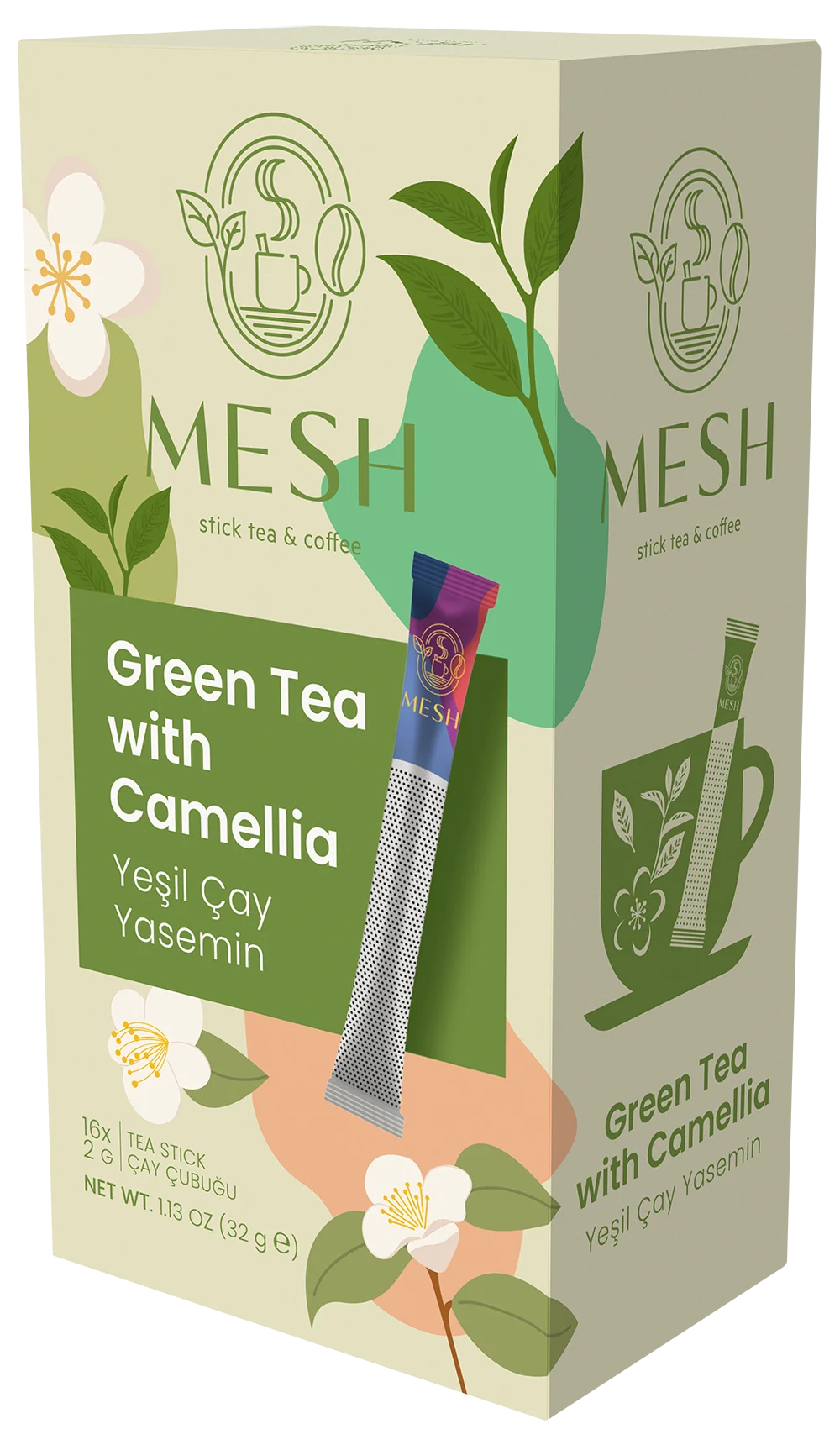 Mesh Stick Green Tea - Jasmine – Originalverpackung