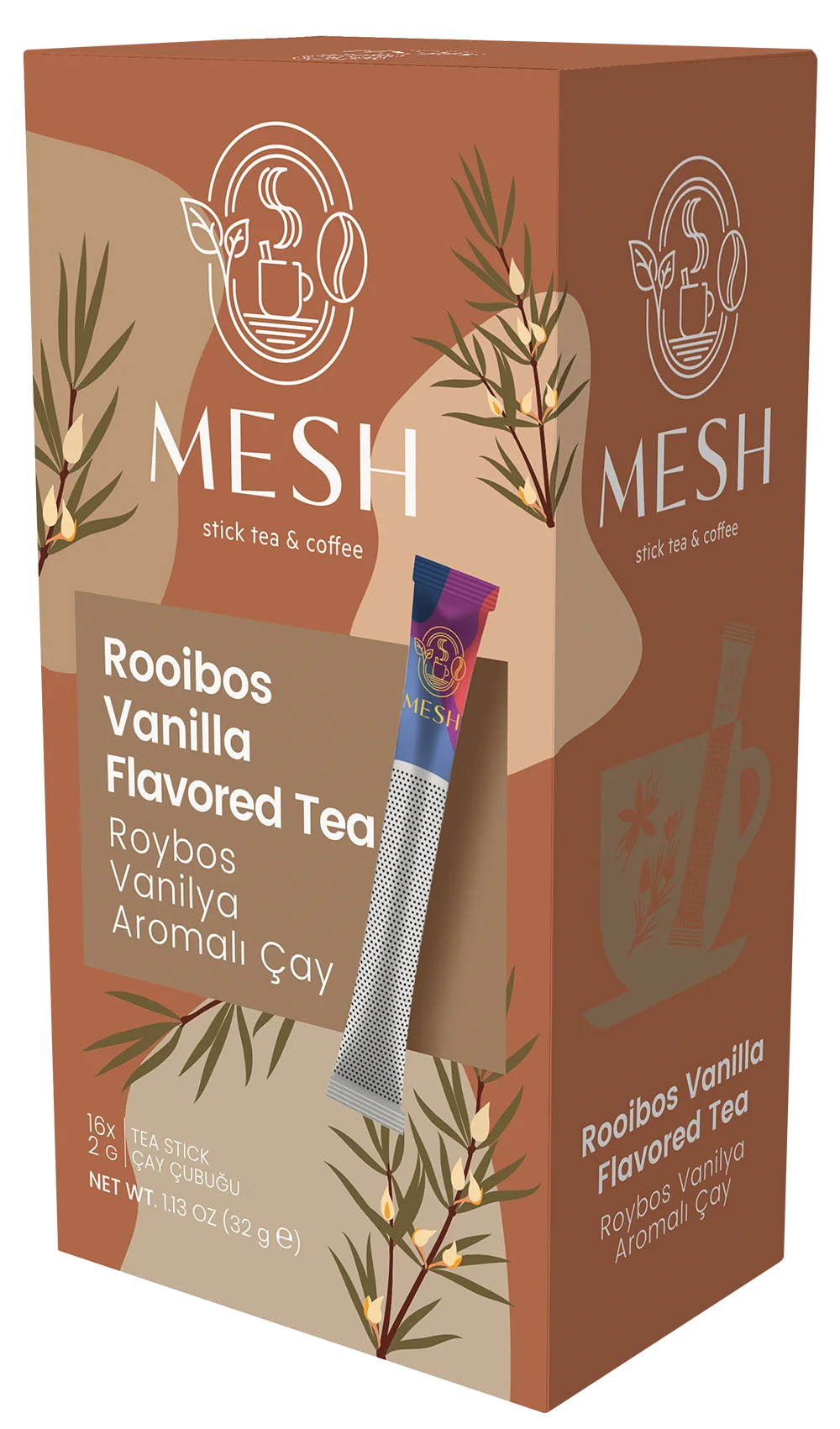 Mesh Stick Rooibos Vanilla Tea – Originalverpackung