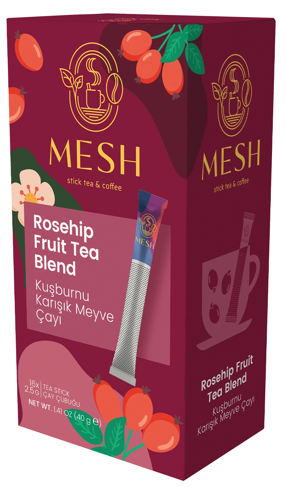 Mesh Stick Roseship Tea – Originalverpackung