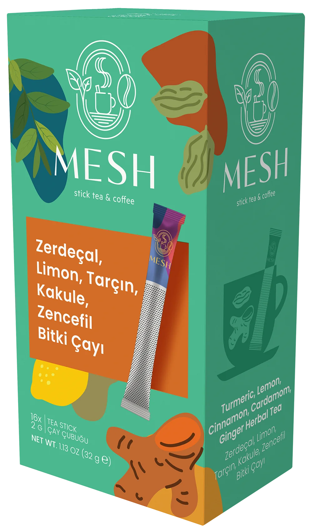 Mesh Stick Turmeric-Lemon Tea – Originalverpackung