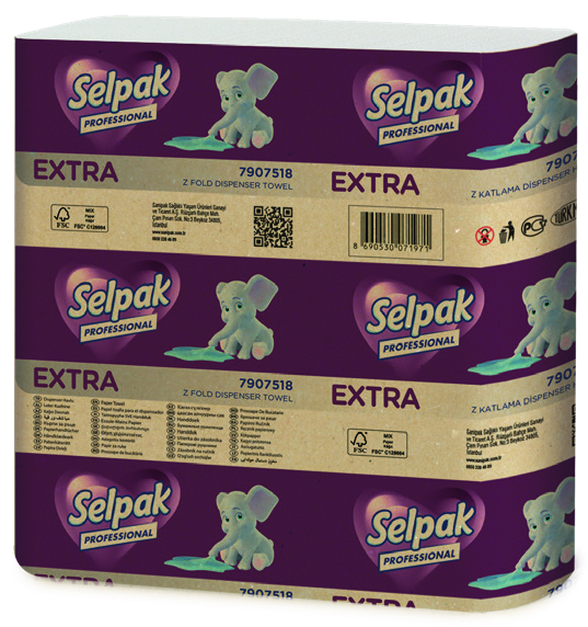 Selpak Professional Extra Falthandtücher Z-Falz 7907518