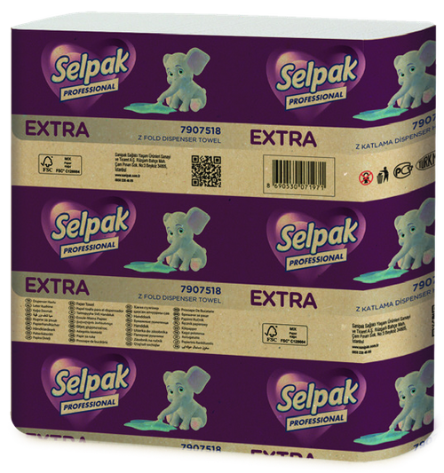Selpak Professional Extra Falthandtücher Z-Falz 7907518
